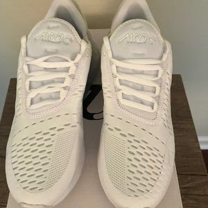 Nike Air Max 270 Triple White Size 7.5. Brand NEW never worn in original Box
